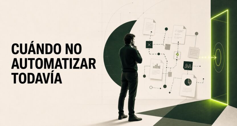 Cuándo una pyme no debería automatizar todavía