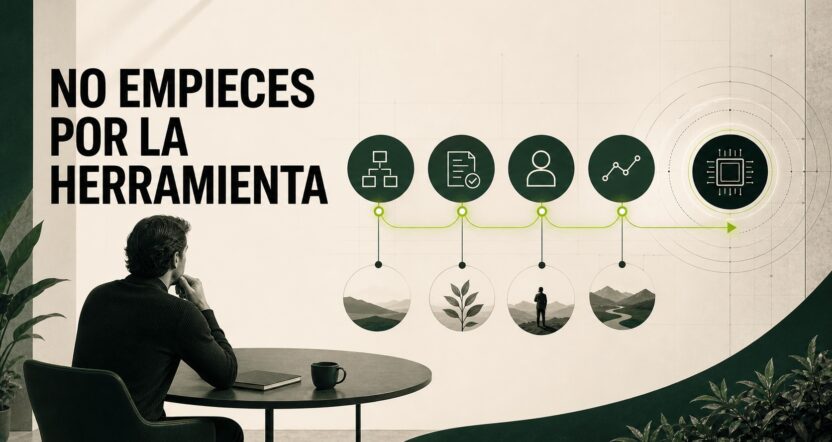 IA para procesos comerciales: por dónde empezar sin comprar otra herramienta sin criterio